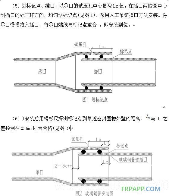 玻璃鋼管道安裝施工方法